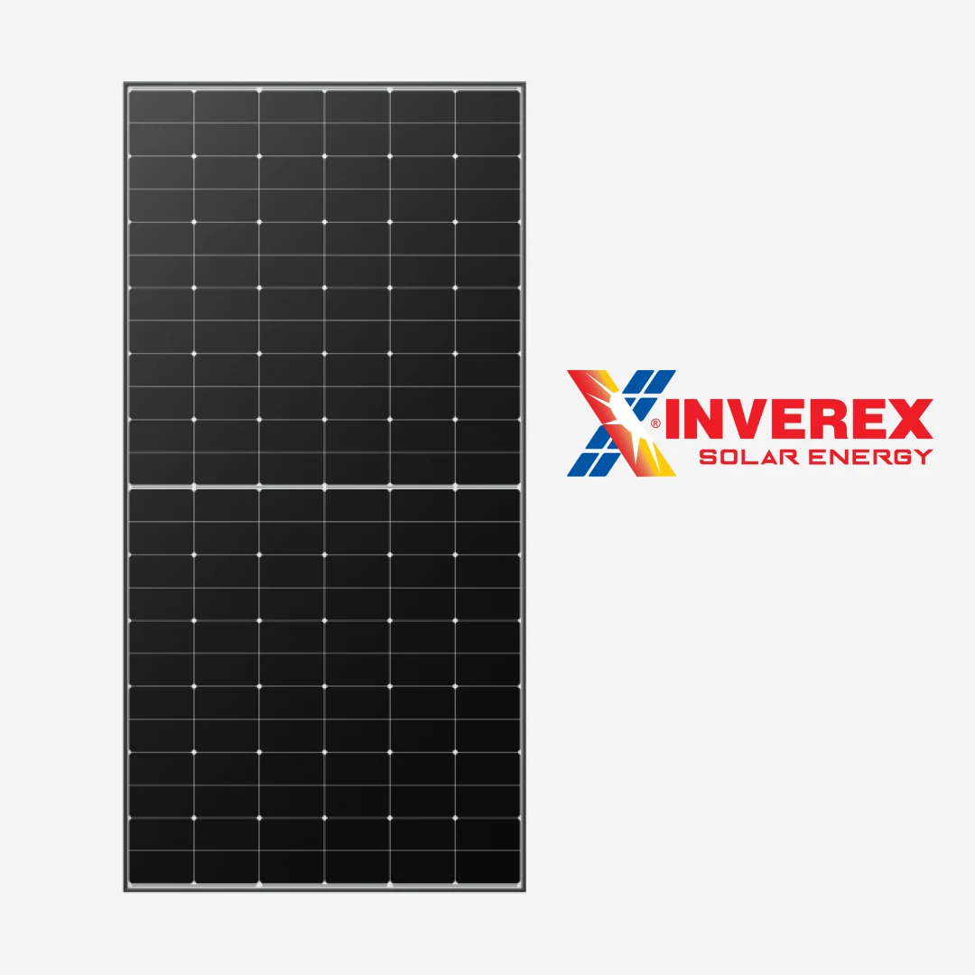 Inverex Mustang 620 W N-Type Topcon Double Glass Solar Panel Inverex Mustang 620 W N-Type Topcon Double Glass Solar Panel